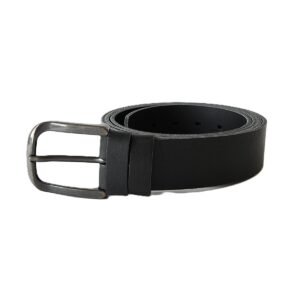 Extra long black leather belt for men 4 cm, length up to 200 cm - Noble Belts