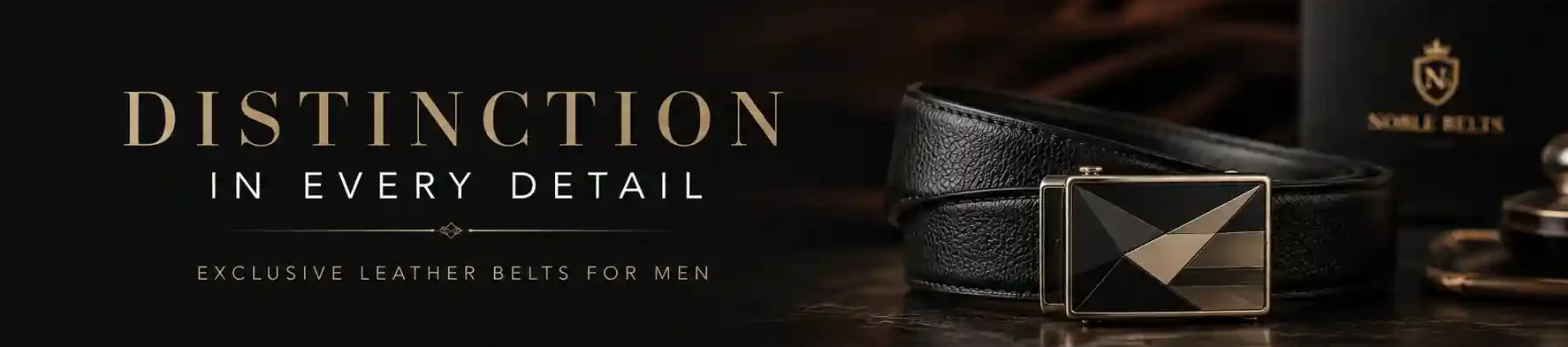 Premium exclusive genuine leather belts for men - Noble Belts