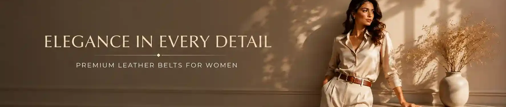 Premium genuine leather belts for women - Noble Belts